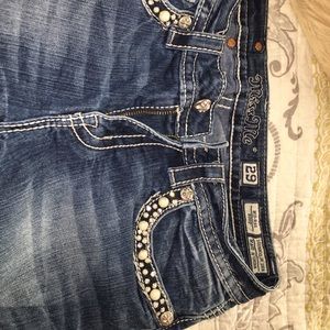 Mid rise boot miss me jeans size:29